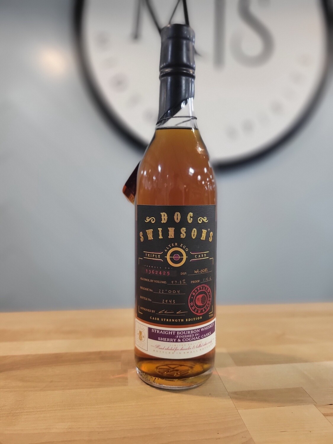 Doc Swinson&#39;s Alter Ego Triple Cask Bourbon Finished in Sherry Cognac/750