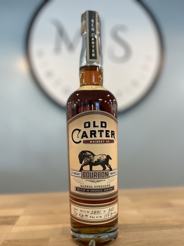 Old Carter Small Batch Straight Bourbon Whiskey Batch 16