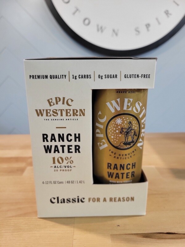 Epic Western Ranch Water 4pk