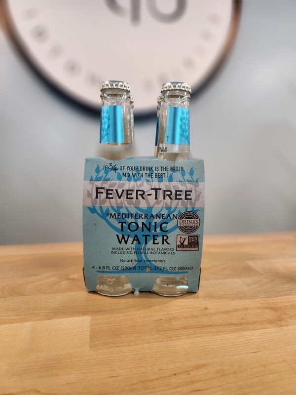 Fever Tree Mediterranean Tonic Water 4pk