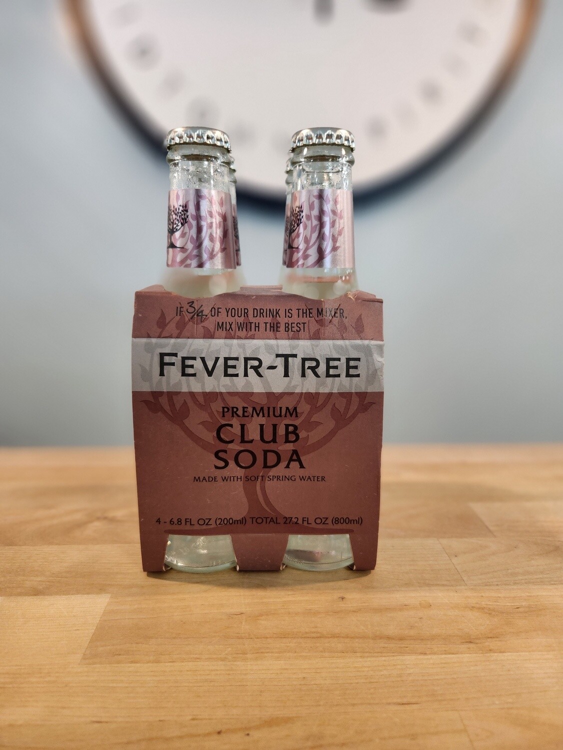 Fever Tree Premium Club Soda 4pk