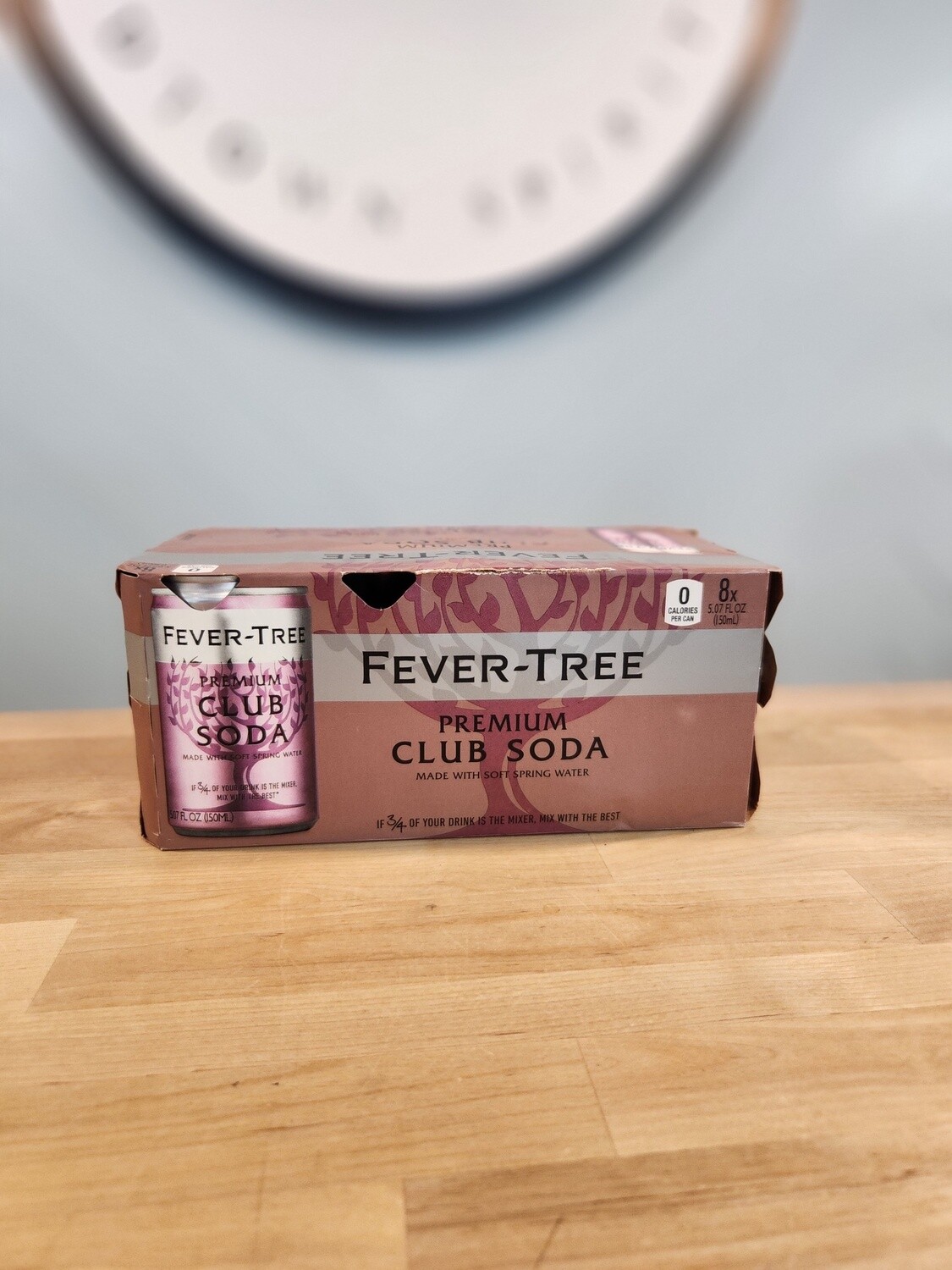 Fever Tree Premium Club Soda 8pk