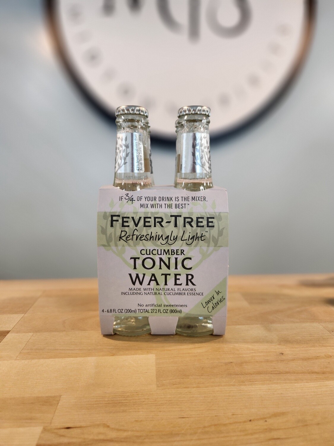 Fever Tree Light Cucumber Tonic Water 4pk
