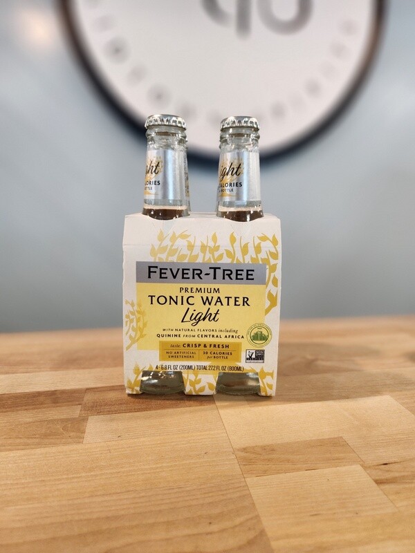 Fever Tree Premium Tonic Water Light 4pk