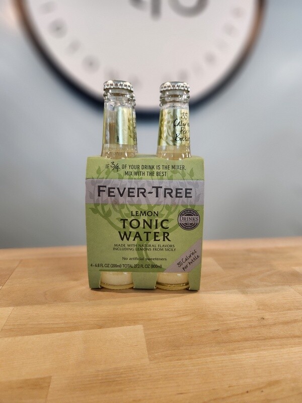 Fever Tree Lemon Tonic Water 4pk