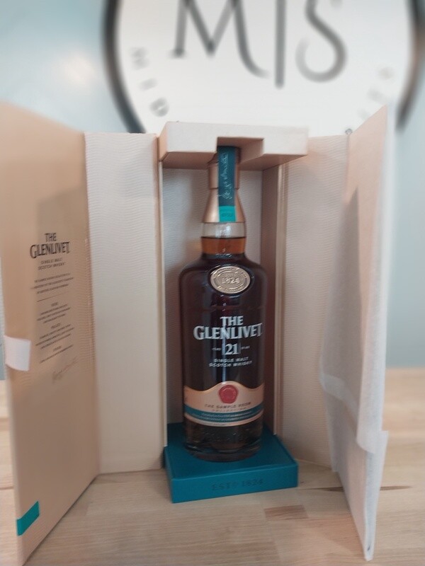Glenlivet 21yr Single Malt Scotch Whiskey /750