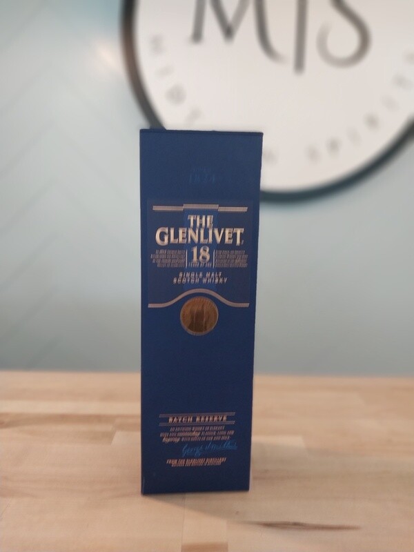 Glenlivet 18yr Single Malt Scotch Whiskey
