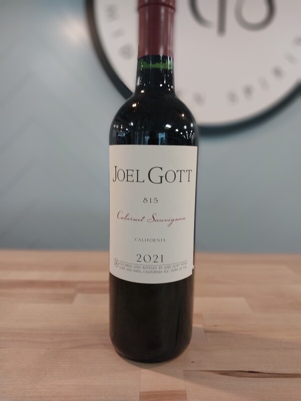 Joel Gott 815 Cabernet Sauvignon