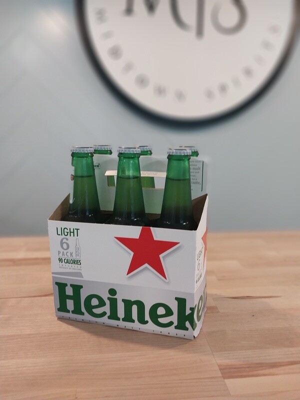 Heineken Light Lager 6pk BT