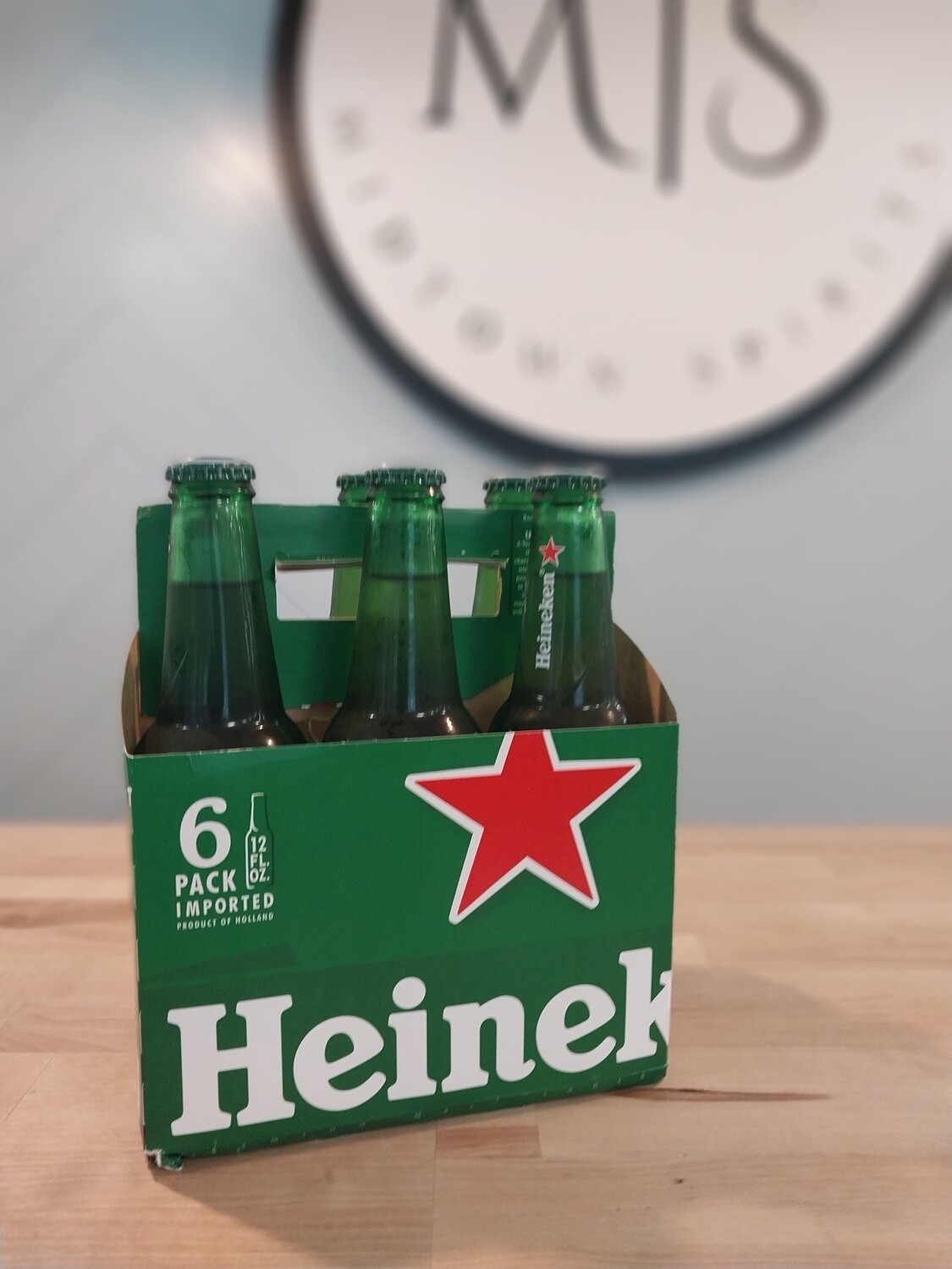 Heineken Lager 6pk BT (bottle)