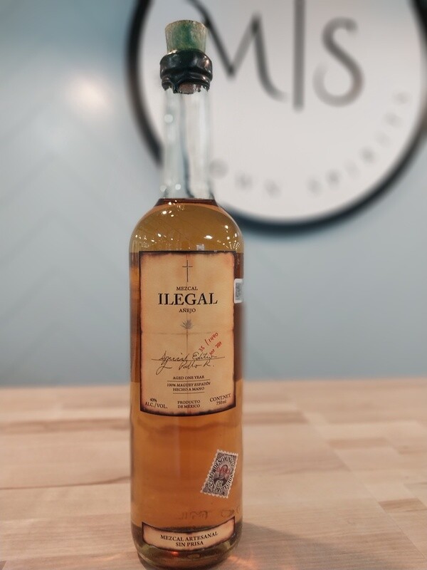 Ilegal Special Edition 1yr Mezcal Anejo Tequila /750