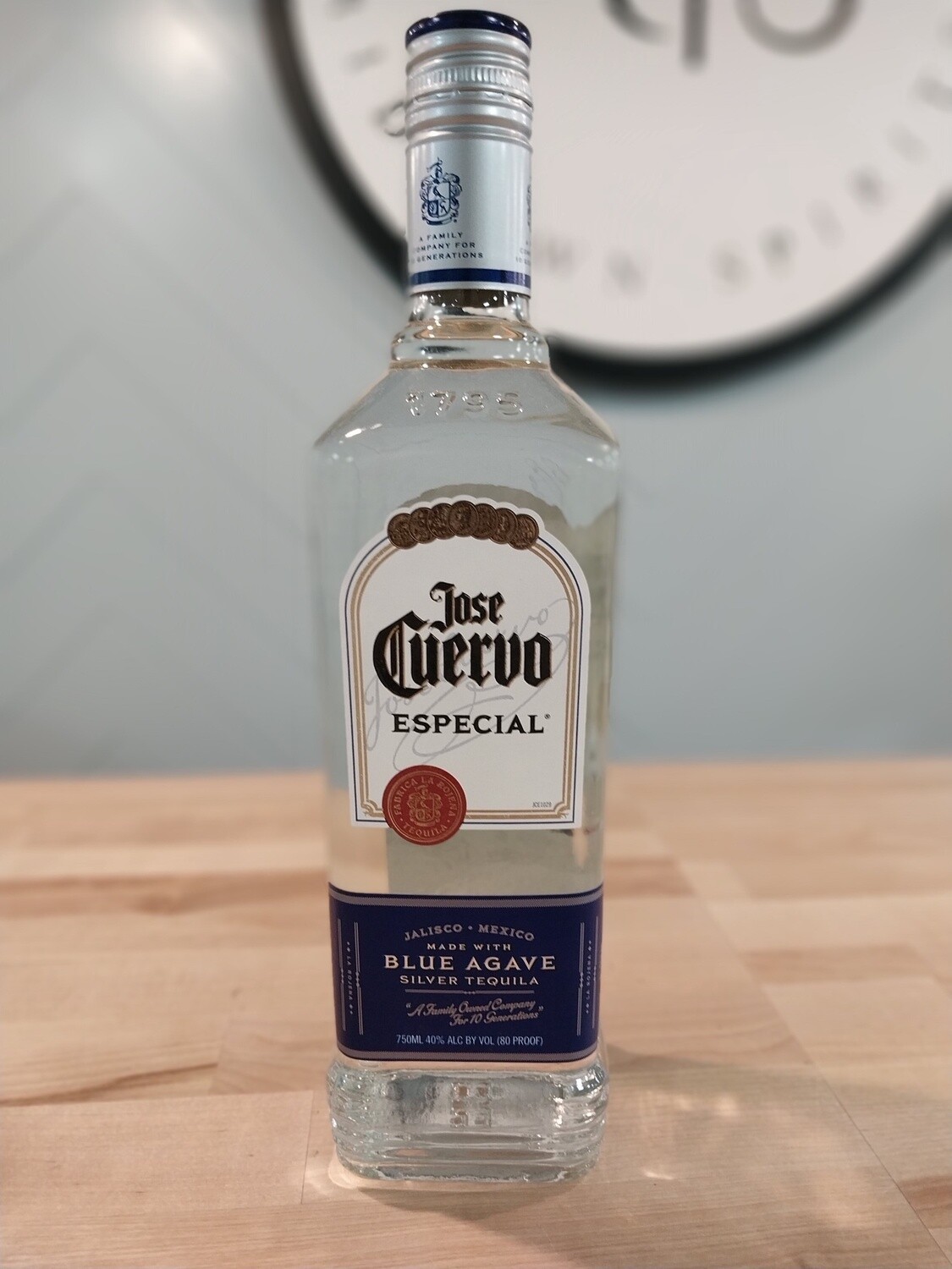 Jose Cuervo Blue Agave Silver Tequila /750