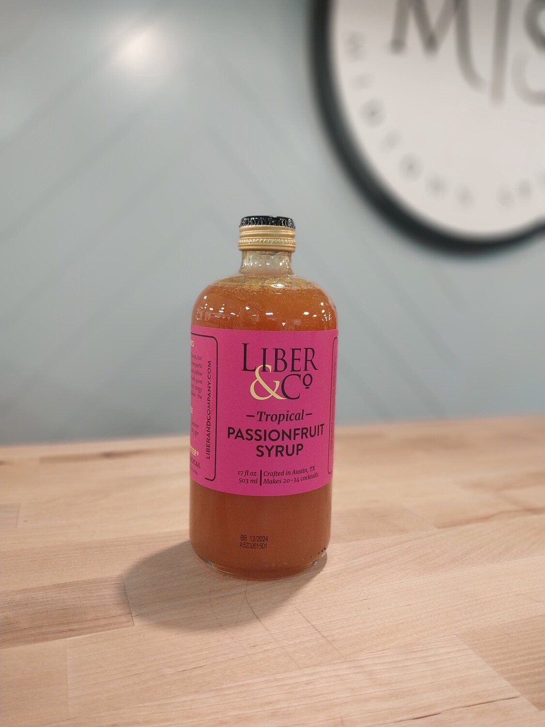 Liber &amp; CO Tropical Passionfruit Syrup