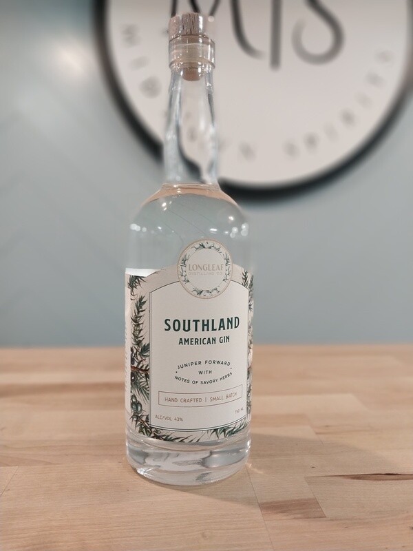 Long Leaf Southland American Gin 750ml