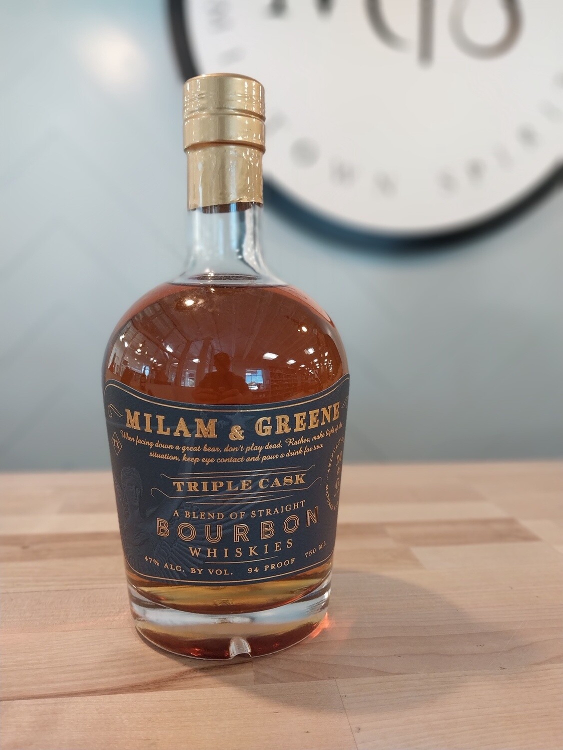 Milam &amp; Greene Triple Cask Bourbon Whiskey/750