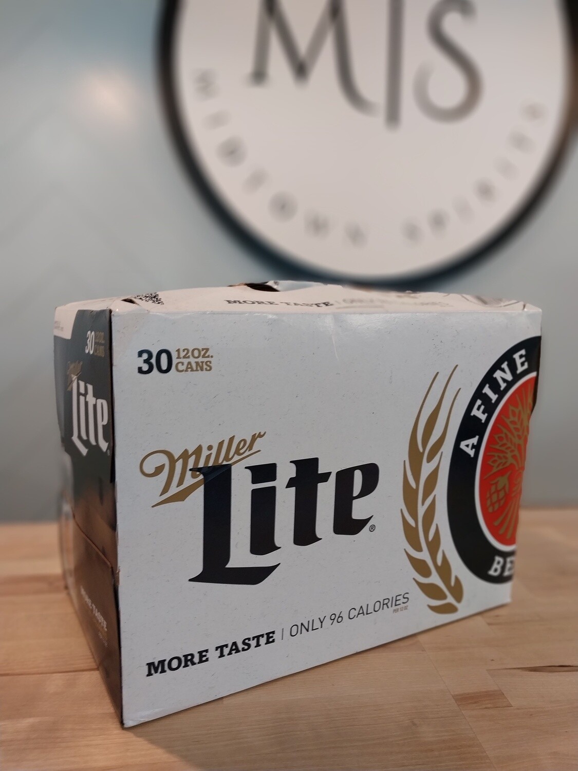 Miller Lite 30/12 can