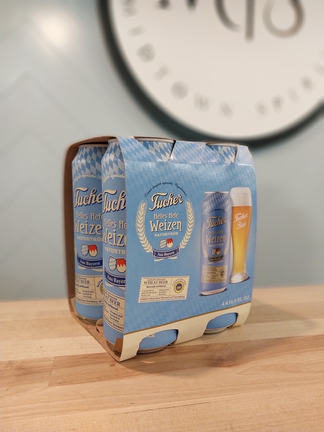 Tucher Helles Hefe Weizen 4pk CN