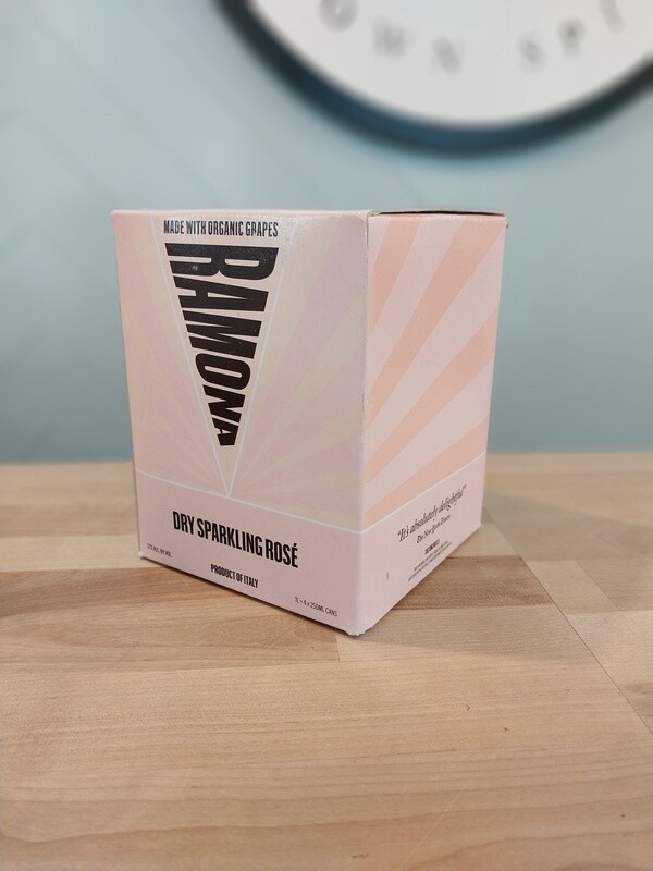 Ramona Dry Sparkling Rose Wine Spritz 4pk CN