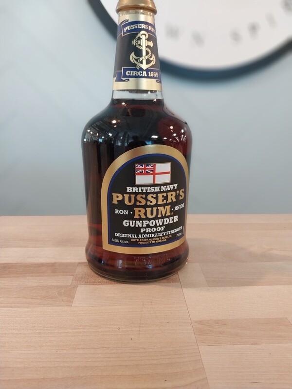 Pusser's Rum Gunpowder Proof Rum /750