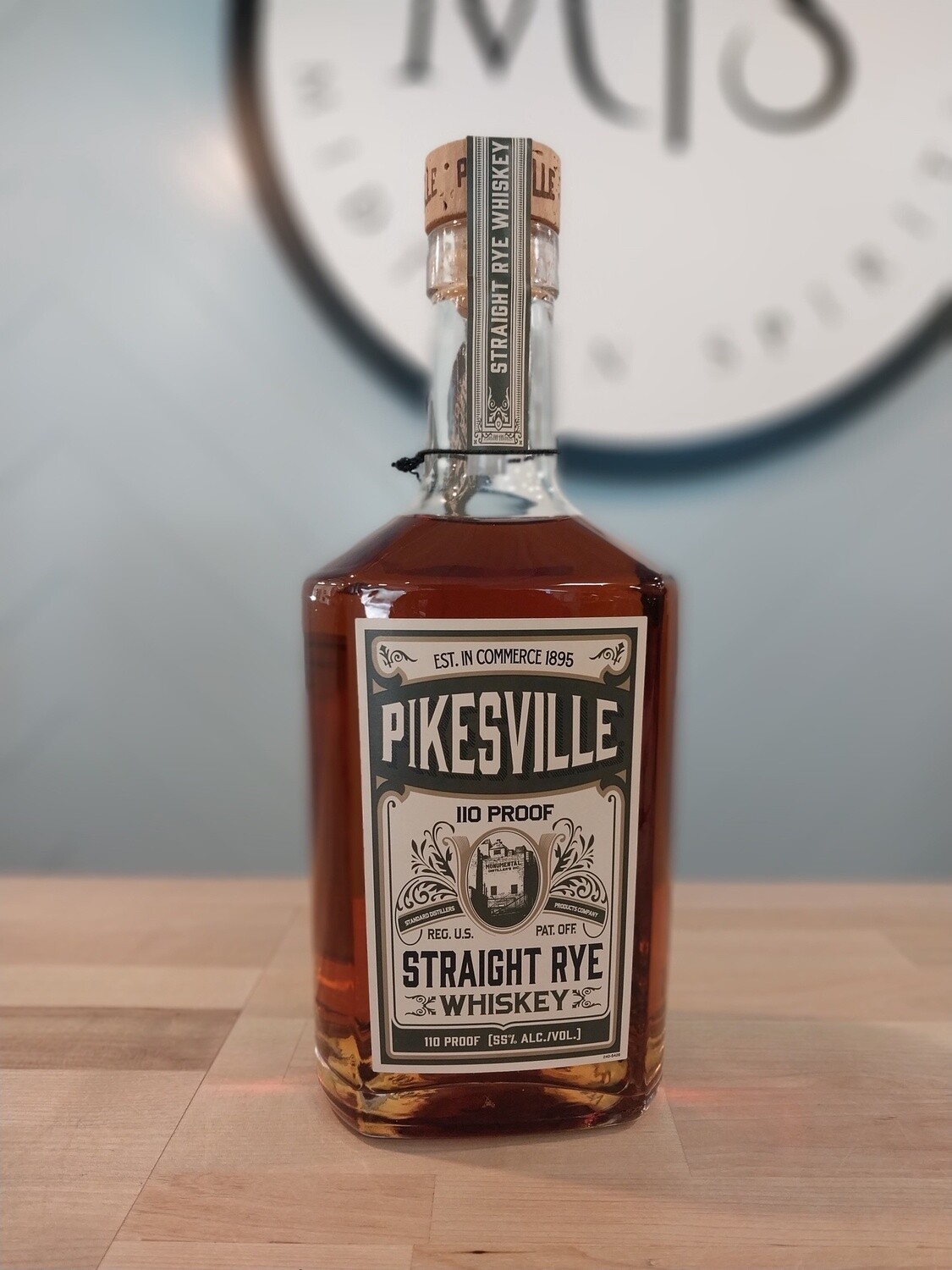 Pikesville Straight Rye Whiskey 110 proof /750