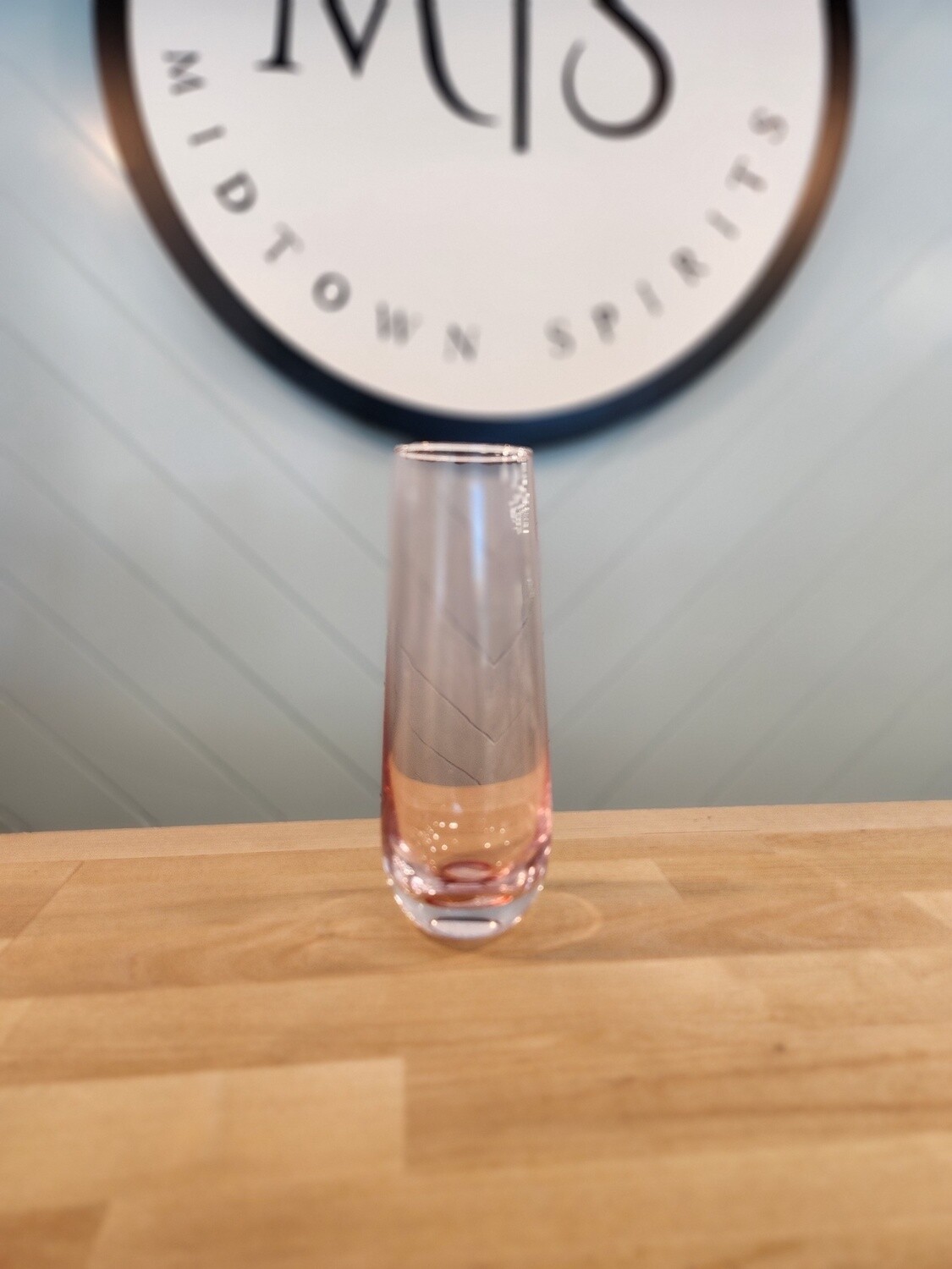 Pink Champagne Flutes