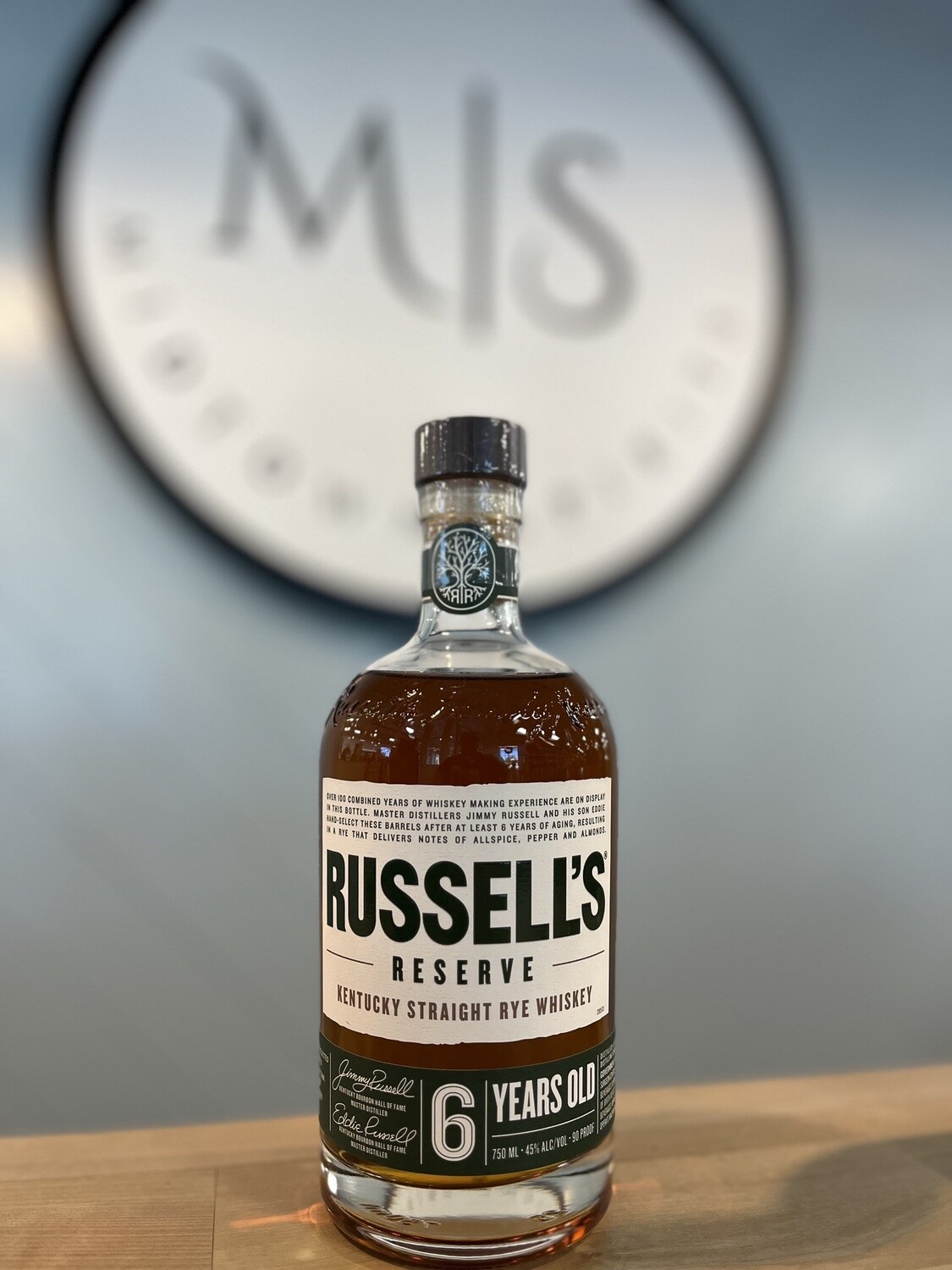 Russell&#39;s Reserve 6yr Rye Whiskey