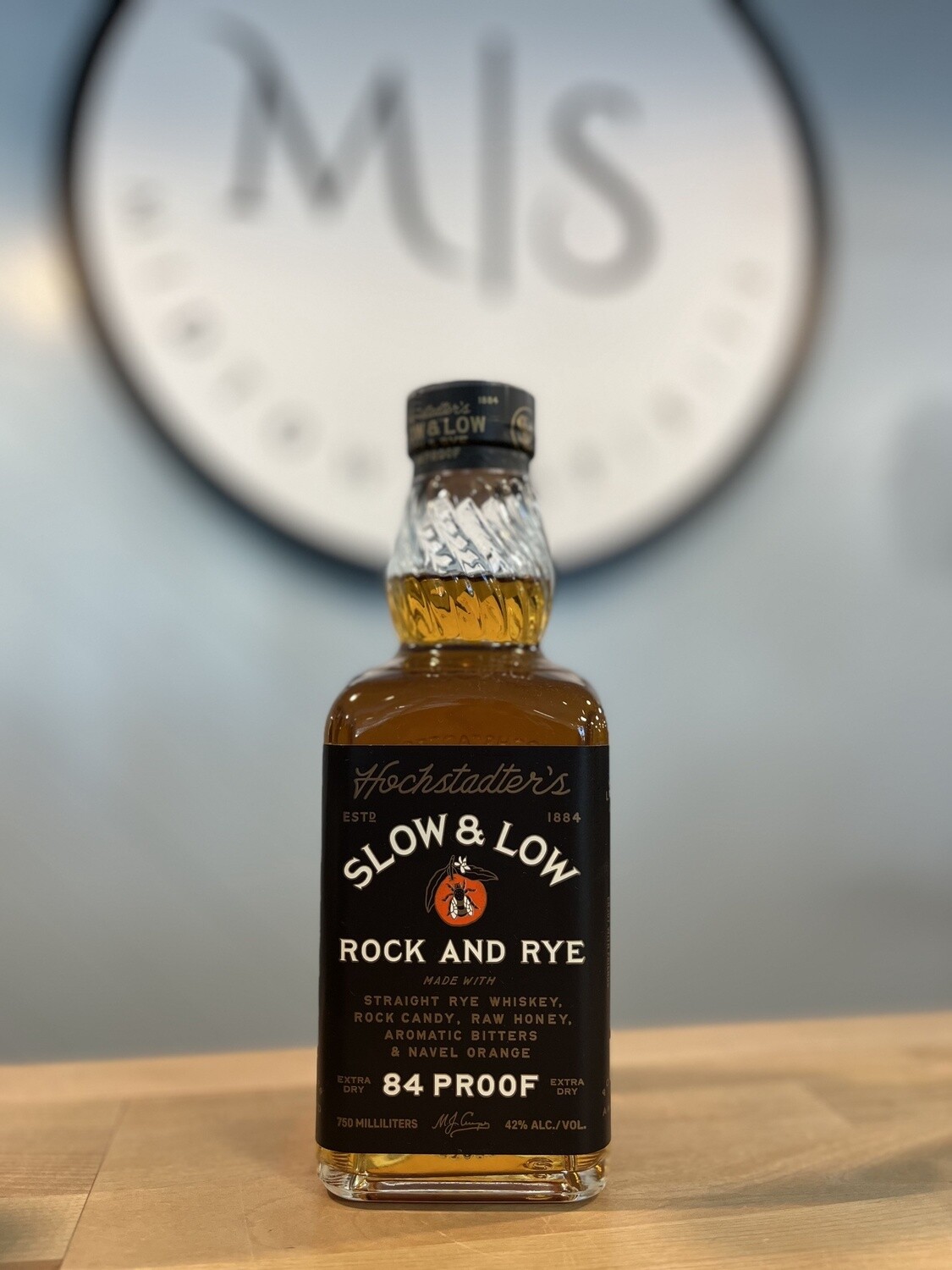 Slow &amp; Low Rock and Rye Whiskey 750ml