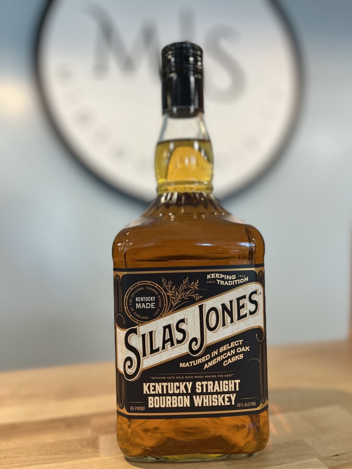 Silas Jones Straight Bourbon Whiskey /1.75L