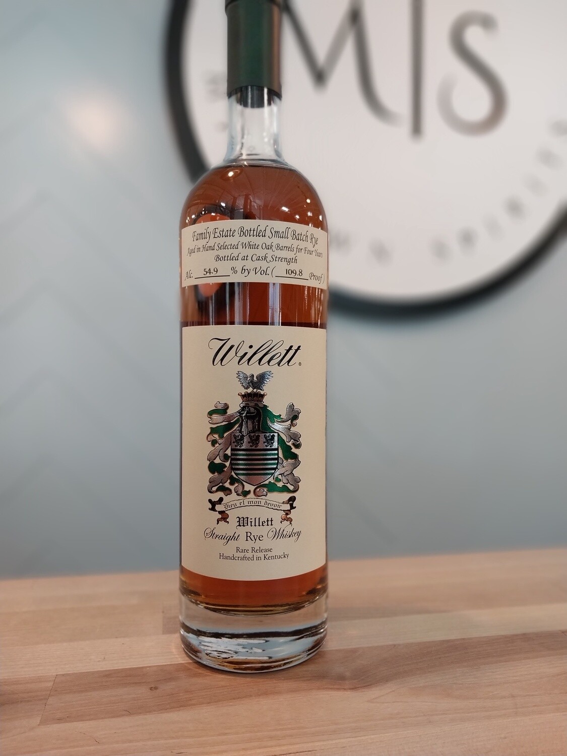 Willett Family Estate  4yr Rye Whiskey