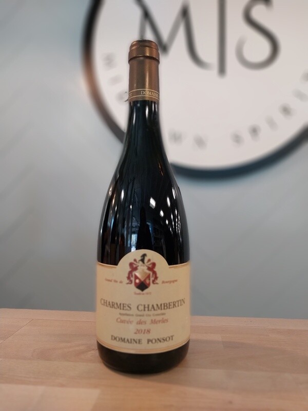 Ponsot Charmes Chambertin Cuvee des Merles 2018
