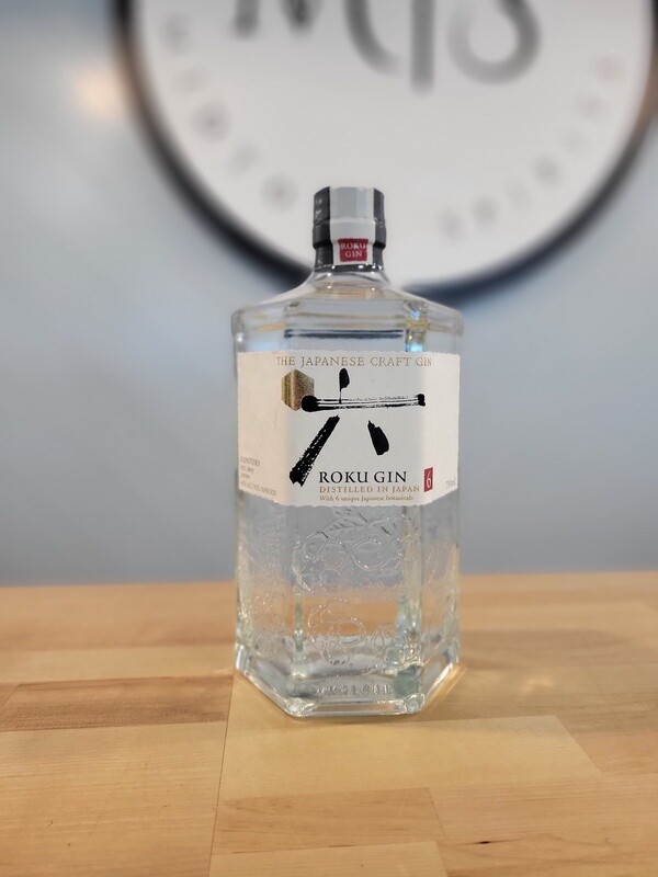 Suntory Roku Gin 6 Japanese Gin 750ml