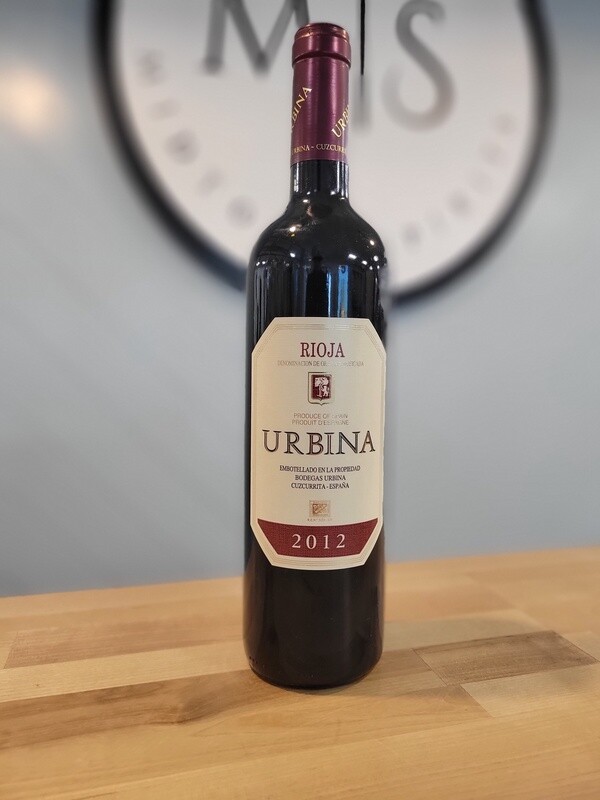 Urbina Rioja Crianza Dry Red 2012