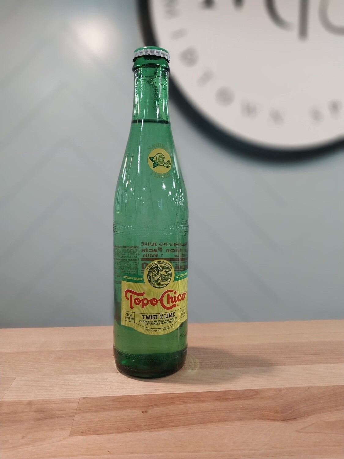 Topo-Chico Touch of Lime 12oz Glass Bottle