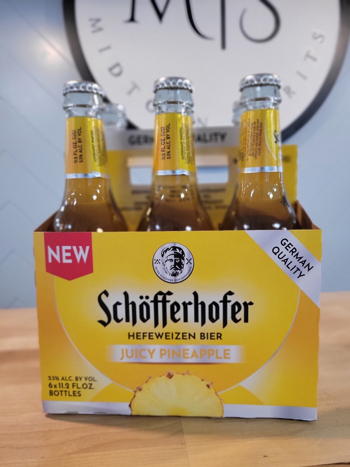 Schofferhofer Pinapple 6pk Bottles