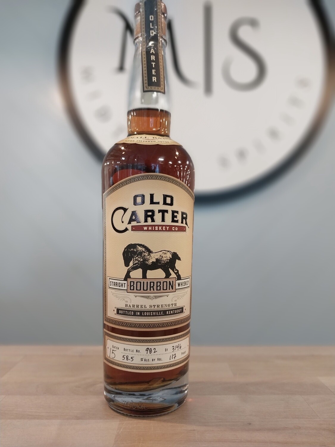 Old Carter Small Batch Straight Bourbon Batch 15