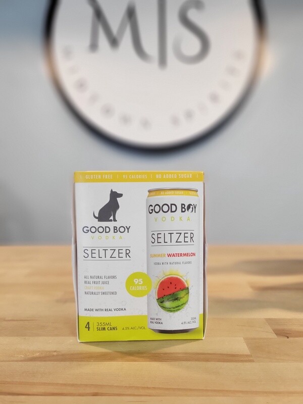 Good Boy Summer Watermelon Seltzer