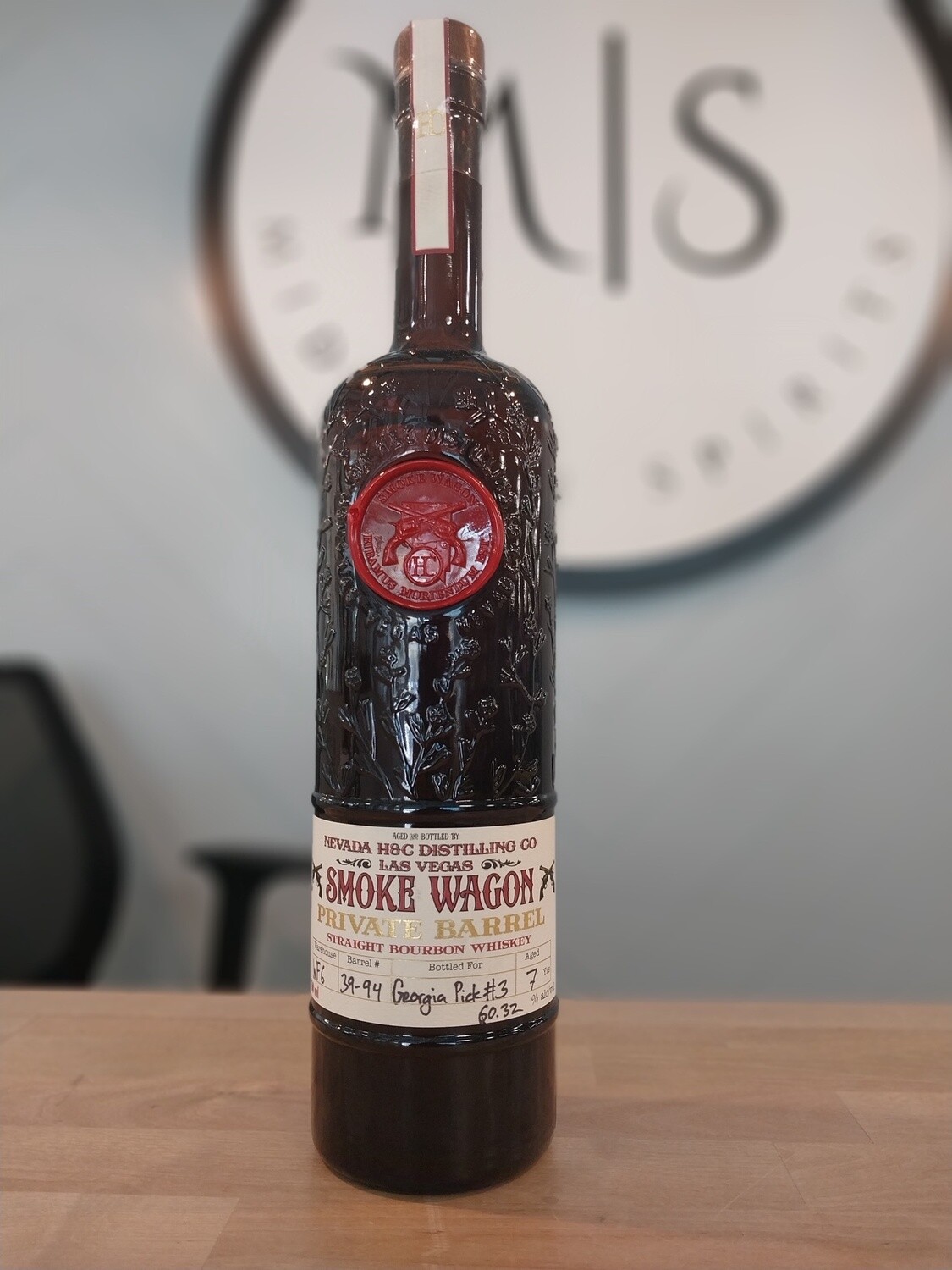 Smoke Wagon Private Barrel 39% Rye Bourbon Whiskey