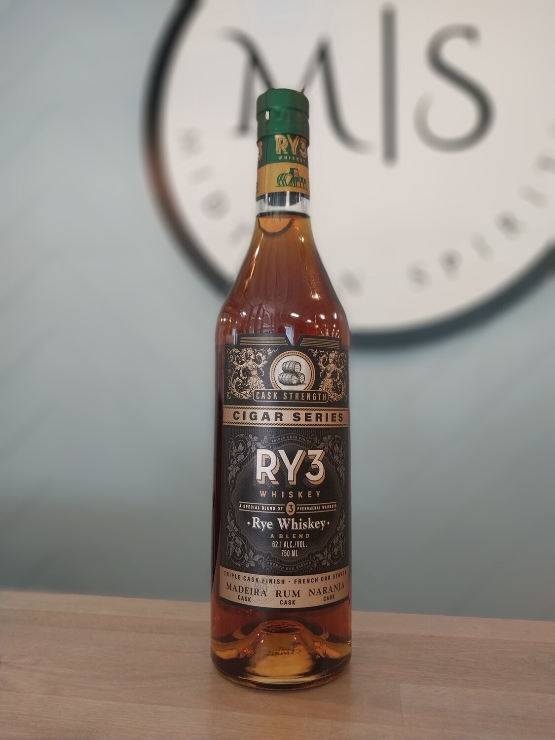 Ry3 Cigar Series #2 Cask Strength Whiskey