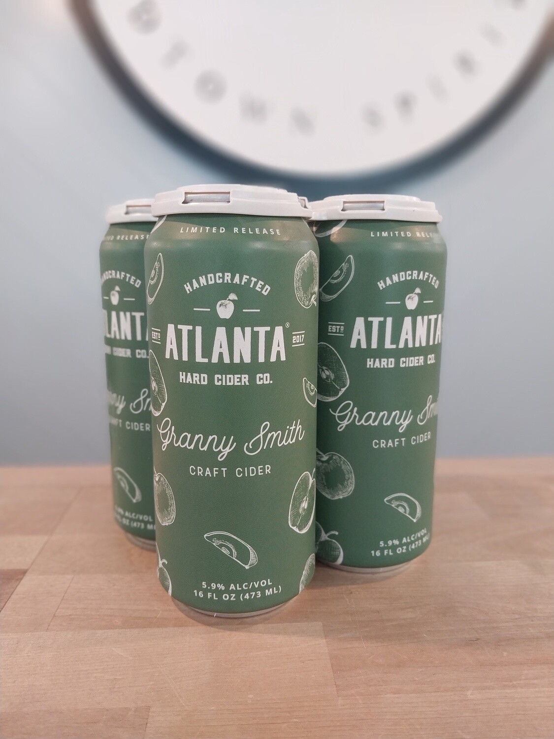 Atlanta Hard Cider Granny Smith Craft Cider 4pk