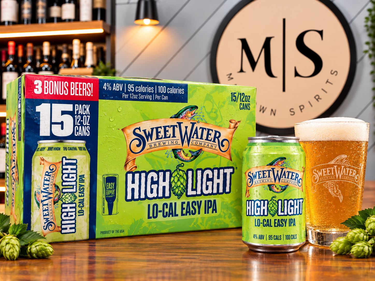SweetWater High Light Lo-Cal Easy IPA — 15 Pack