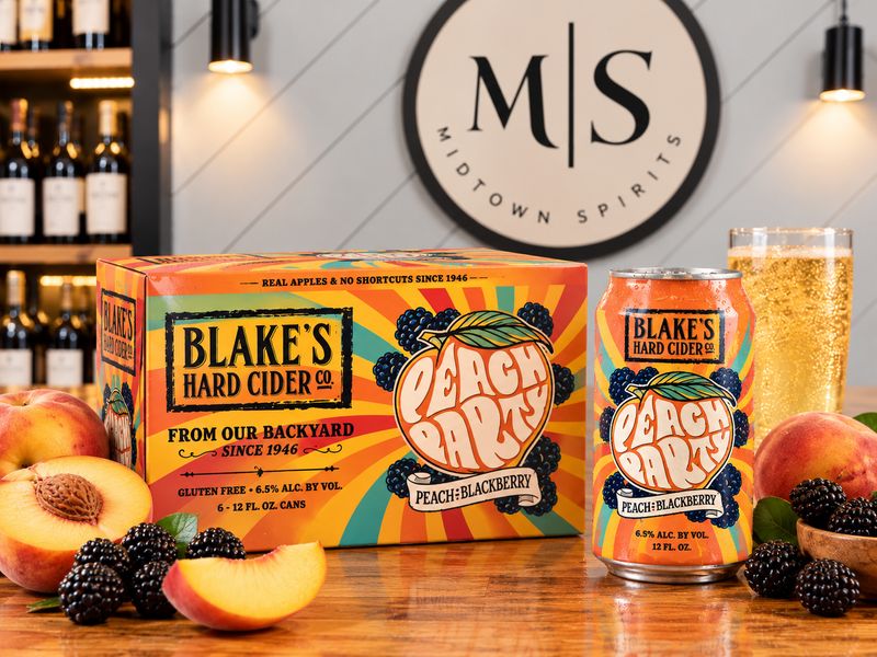 Blake's Hard Cider Peach Party 6pk (cans)