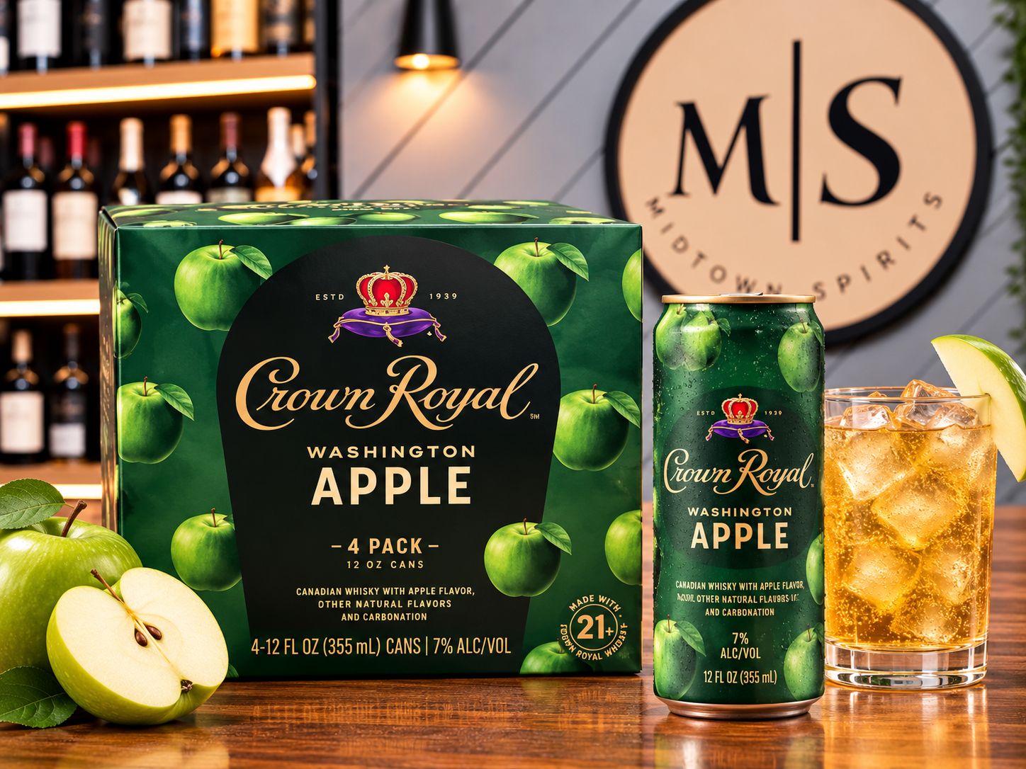 Crown Royal Washington Apple — 4 Pack