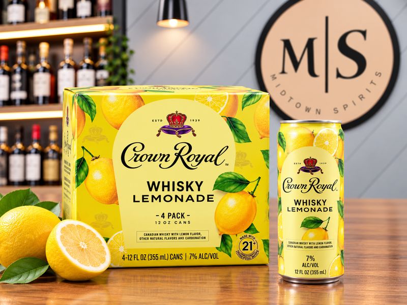 Crown Royal Whisky Lemonade — 4 Pack