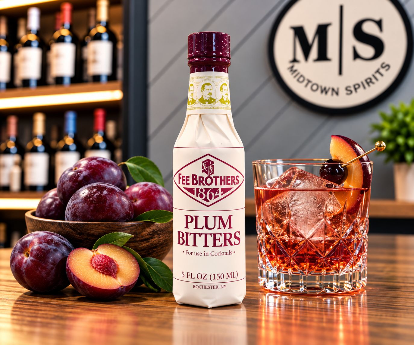 Fee Brothers Plum Bitters — 5 oz