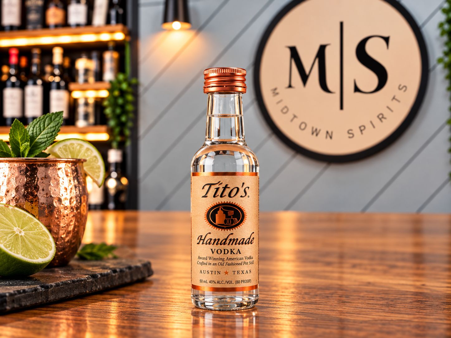 Tito’s Handmade Vodka — 50 mL Mini
