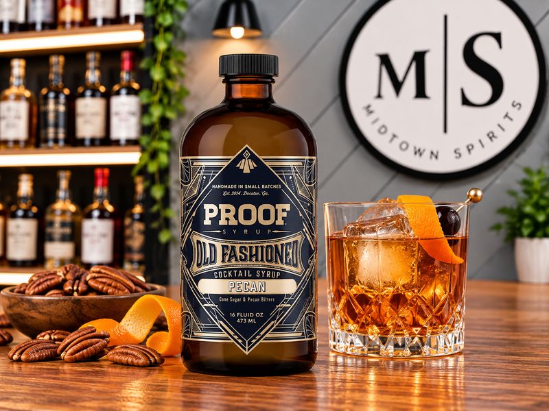 Proof Pecan Old Fashioned Cocktail Syrup — 16 oz