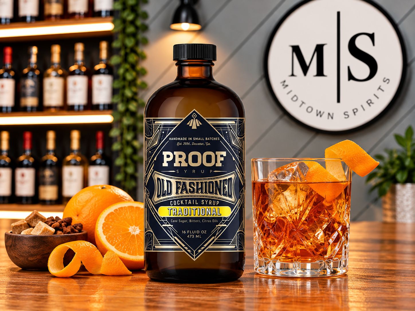 Proof Traditional Old Fashioned Cocktail Syrup — 16 oz