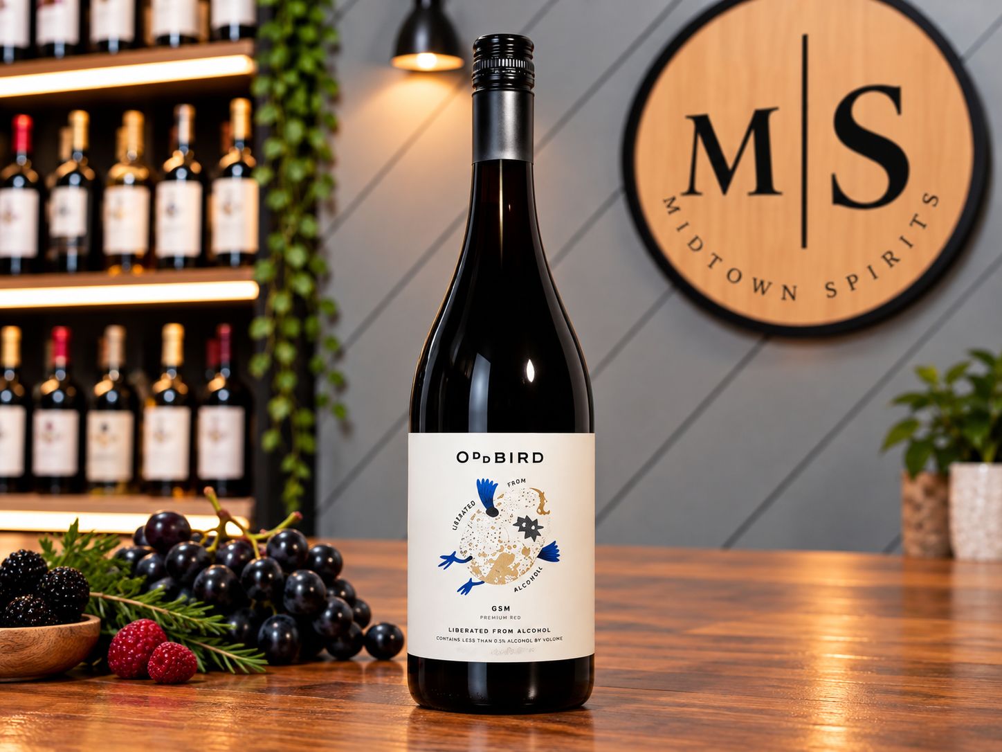 Oddbird GSM Premium Red — Non-Alcoholic Wine