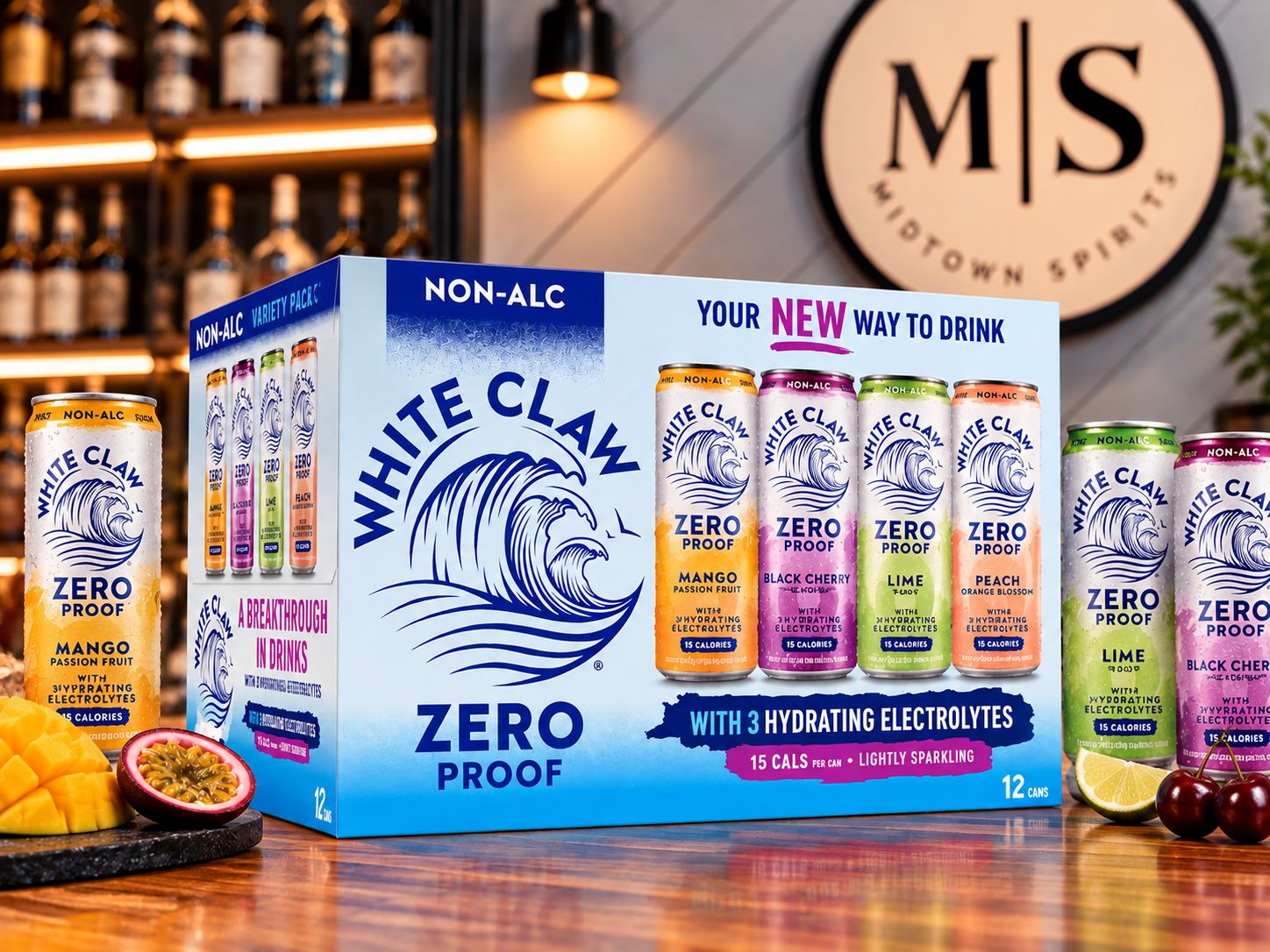 White Claw Zero Proof Variety Pack — 12 Pack