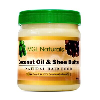 MGL Naturals Coconut Oil & Shea Butter Natural Hair Food (190g)